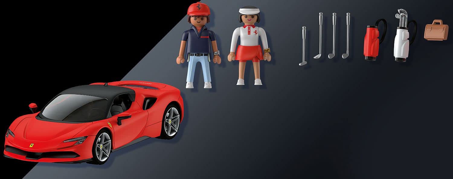 Playmobil Ferrari SF90 Stradale Supercar Playset | 43 Pieces | Ages 5+ 3