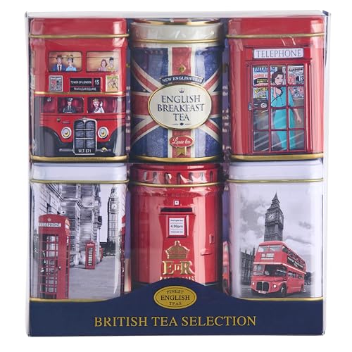 New English Teas - British Mini Tin Tea Selection 140 g
