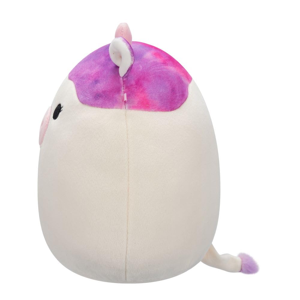 Squishmallows Original 7.5-Inch Kalina the White Cow with Pink Tie-Dye Spot 3