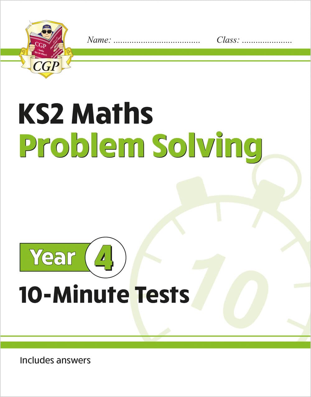 CGP KS2 Year 4 Maths 10-Minute Tests: Problem Solving | Paperback | Ages 6-9