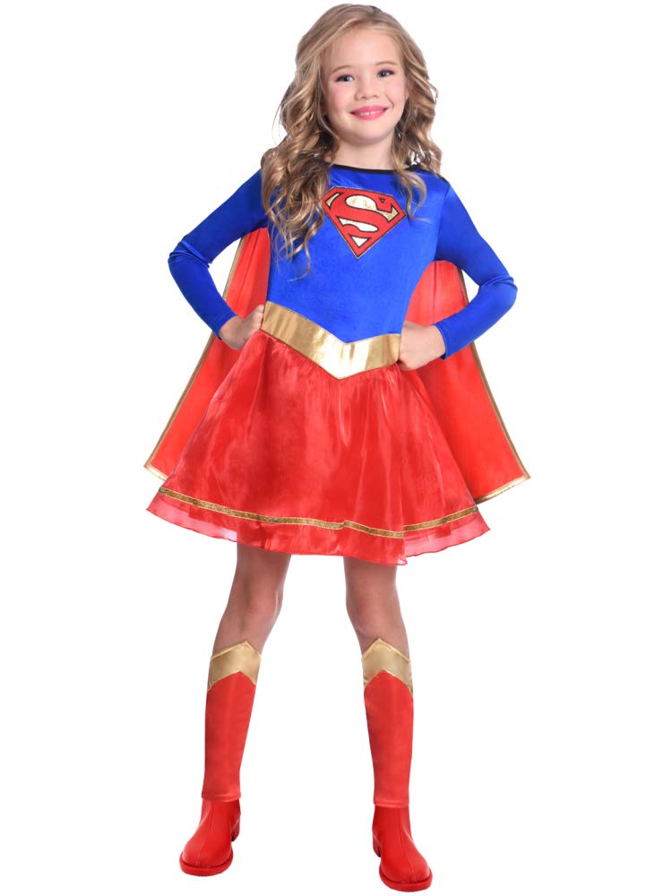 amscan Warner Bros. DC Comics Supergirl Classic Fancy Dress Costume - Age 10-12 Years