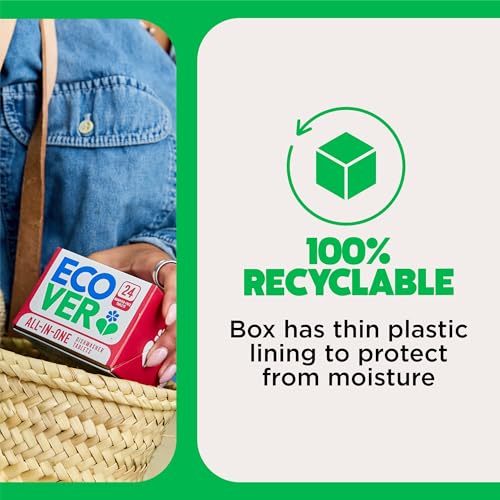 Ecover All-In-One Geschirrspültabs mit Salz und Klarspüler (788 g) 10