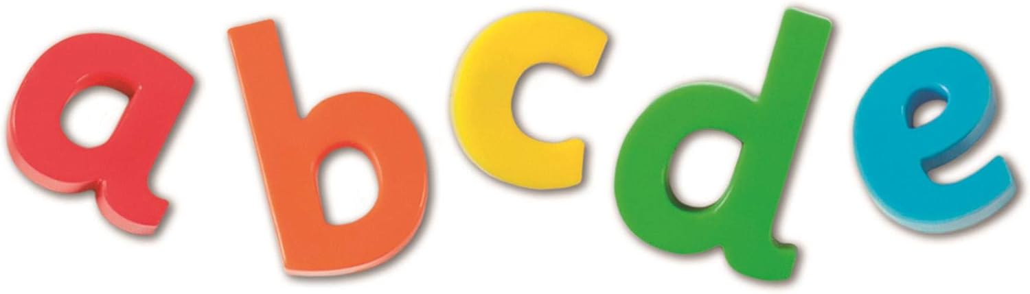 Galt Magnetic Letters - 80-Piece Lowercase Educational Playset for Ages 3+