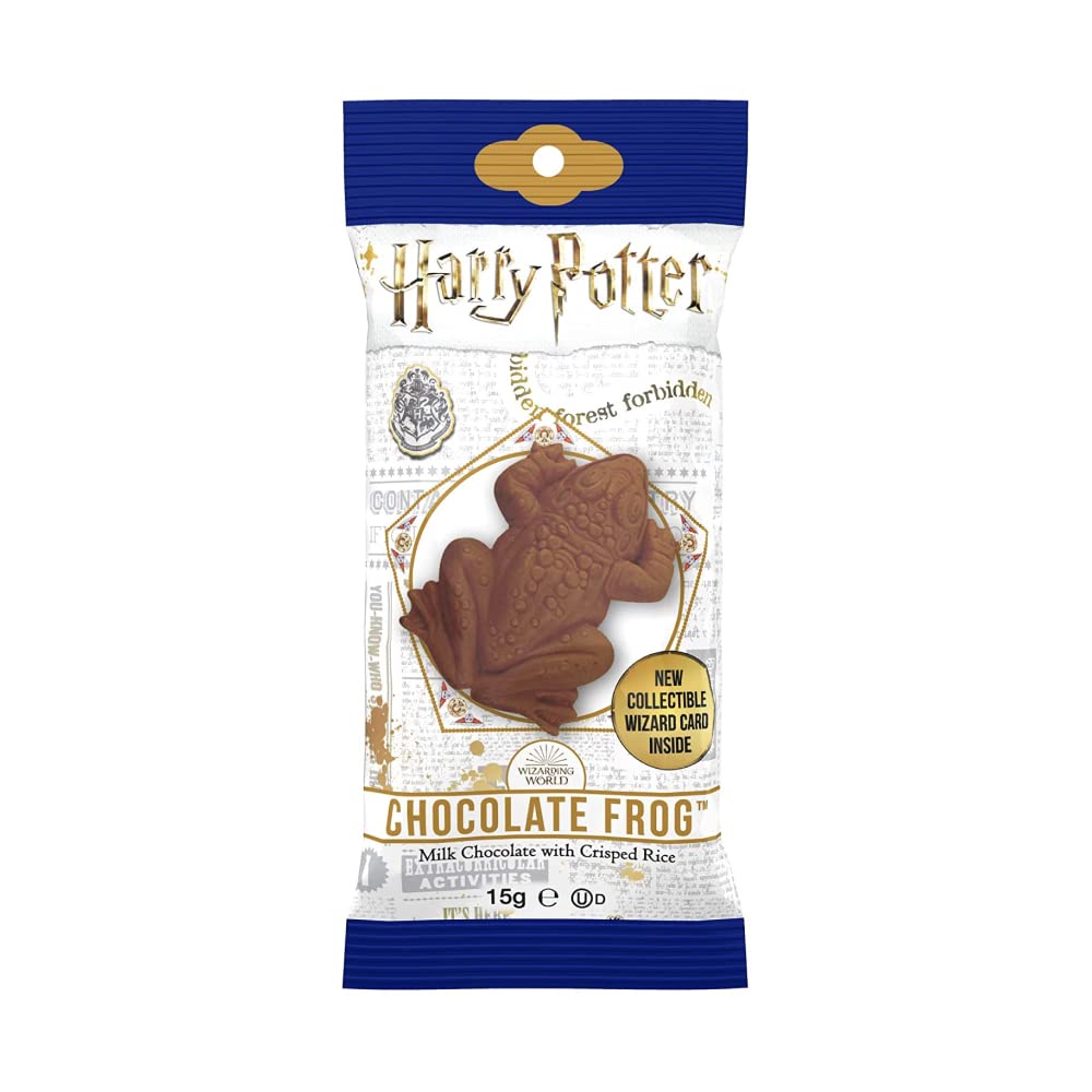 Jelly Belly Harry Potter Chocolate Frog with Collectible Wizard Card 15g