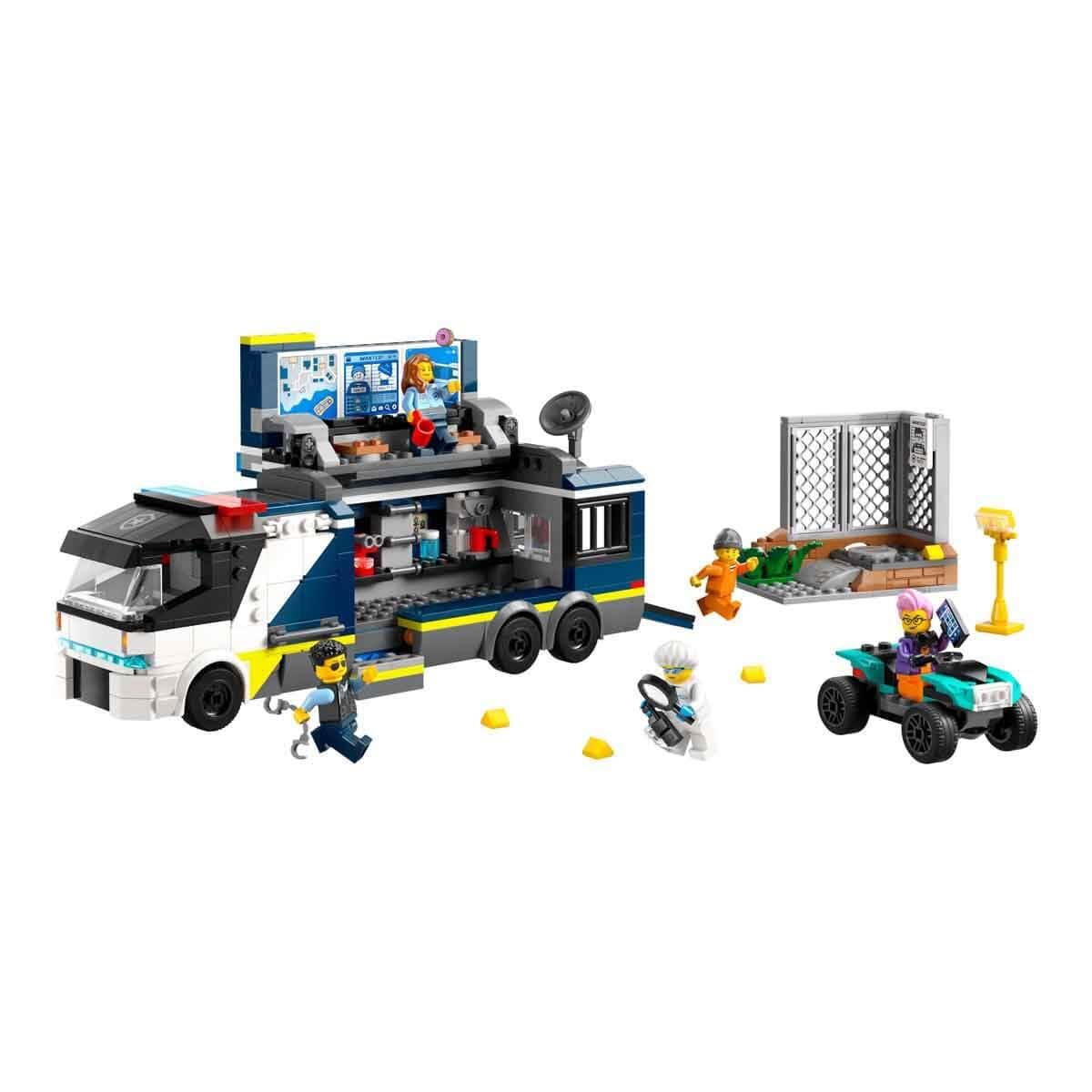 LEGO City Police Mobile Crime Lab Truck Toy Set - 674-Piece Building Kit for Kids 7+ 9