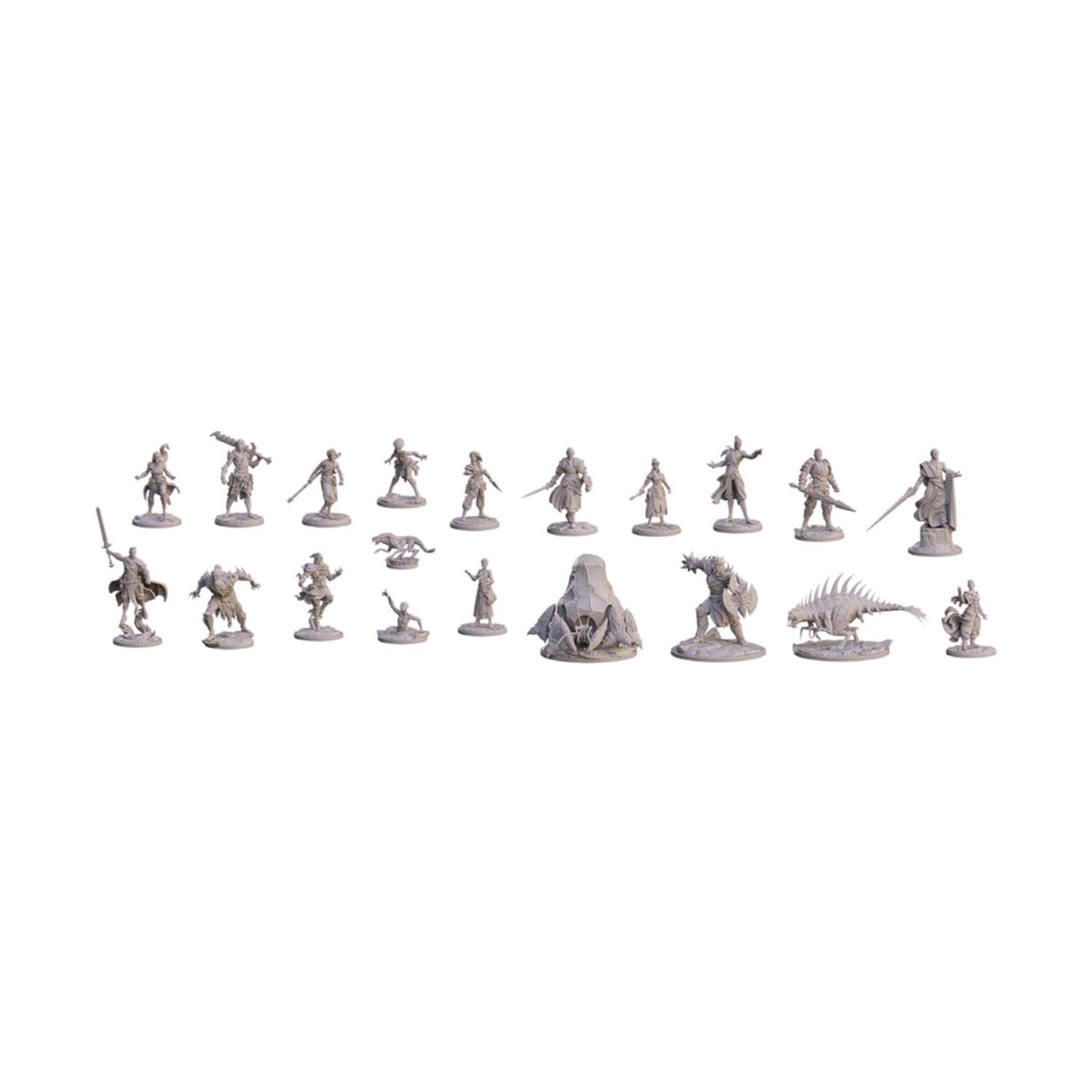 Brotherwise Games Cosmere Stormlight Premium Miniatures Set | 20 Figures | Plastic