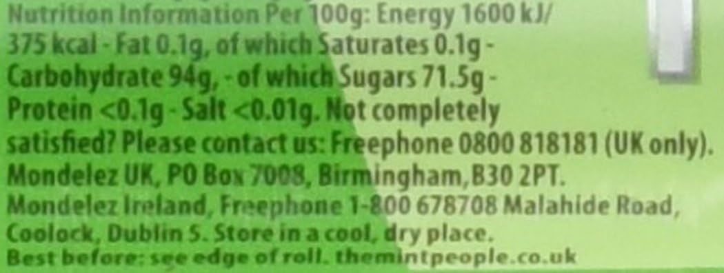 Trebor Softmints Pfefferminzgeschmack, 44er-Packung, vegane und vegetarische Kaubonbons mit knuspriger Hülle 4