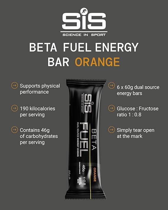 Science in Sport Beta Fuel Dual Source Energy Chews – Orangengeschmack 3