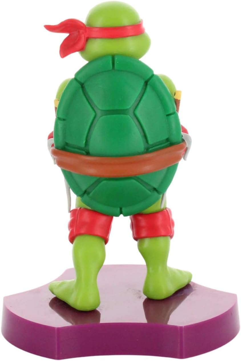 Teenage Mutant Ninja Turtles Raphael Mini Tech Holder – Cable Guys Minis Telefon- und Ohrhörerständer 5