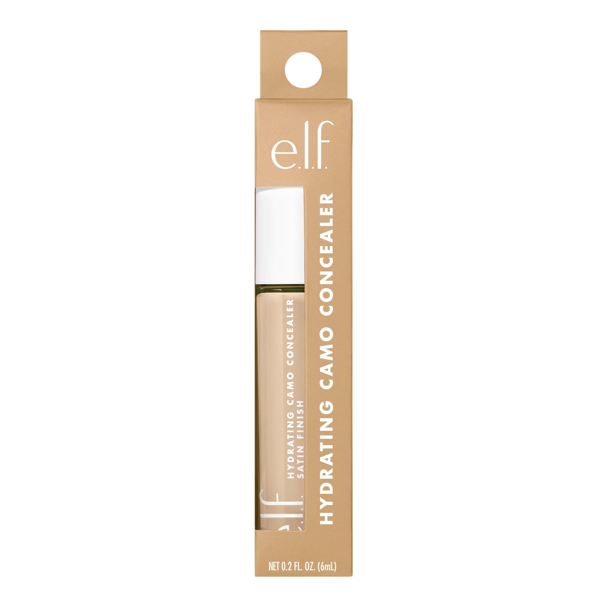 e.l.f. Hydrating Satin Camo Concealer - Medium Beige (18.14 g)