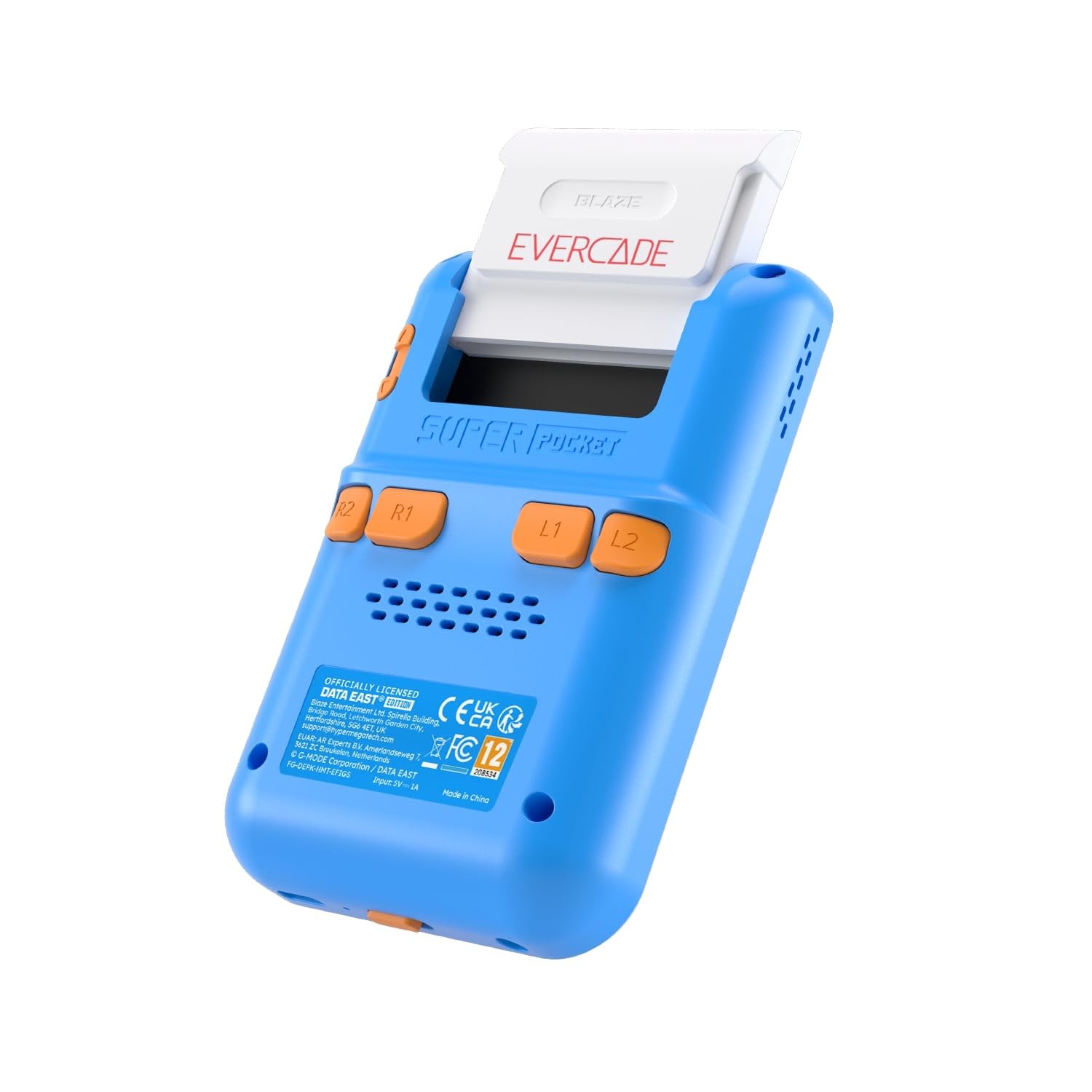 Evercade Data East Super Pocket - Handheld Console with 18 Pre-Loaded Games 10