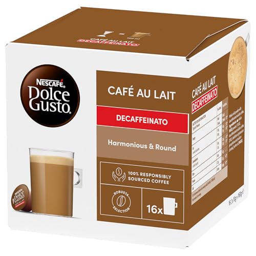 NESCAFÉ DOLCE GUSTO Café Au Lait Decaf Coffee Pods (48 Servings) 4