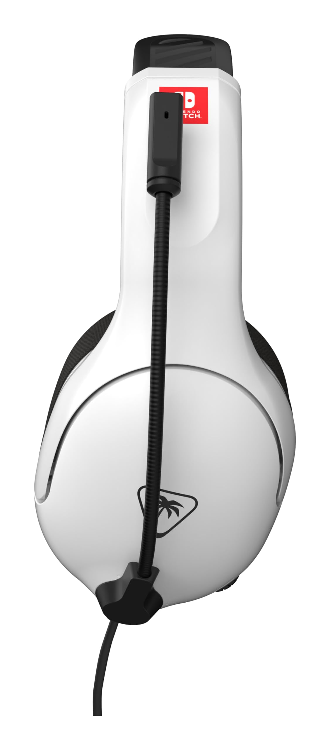 Turtle Beach Airlite Fit Black and White Wired Gaming Headset with Flip-to-