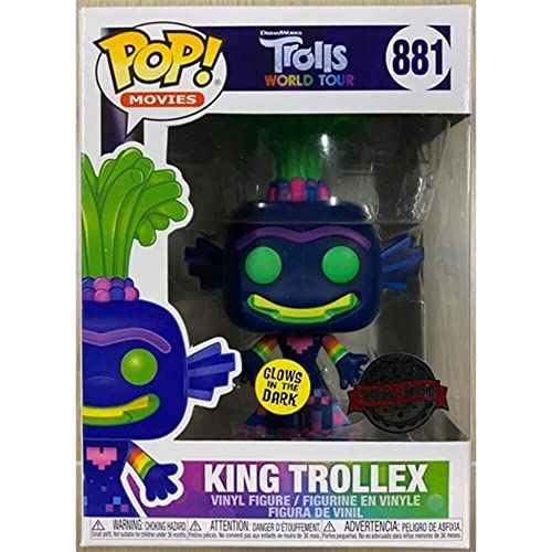 Funko Pop! Movies - King Trollex Vinyl Figure (#881) Glow-in-the-Dark Limited Edition