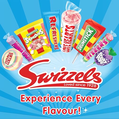 Swizzels Giant Original Fizzer Sweets – Veganfreundliche fruchtige Brauserollen im Multipack 5
