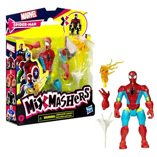 MixMashers Marvel Spider-Man Action Figure - Mix & Match Super Heroes, 4+ Years 12