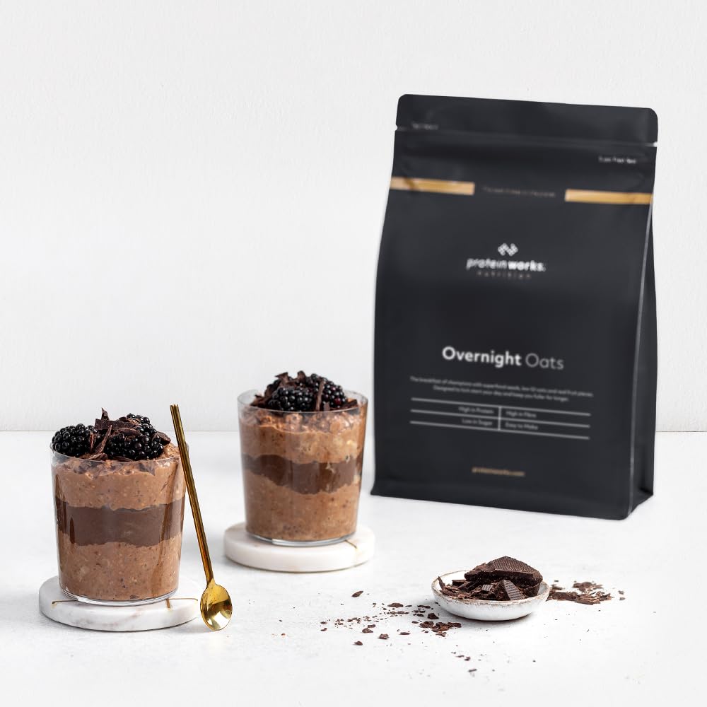 Protein Works Overnight Oats - Summer Berries High Protein Breakfast, 500 g 9