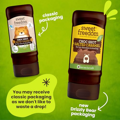 Sweet Freedom – CHOC SHOT Gesalzener Karamell-Schokoladensirup für heiße Schokolade und zum Beträufeln 9