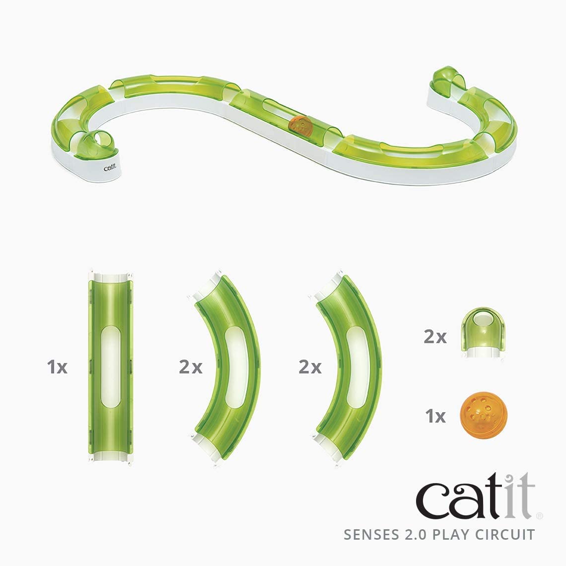 Catit Senses 2.0 Play Circuit - Interactive Cat Toy for Exercise & Mental Stimulation | Light Up Feature 3