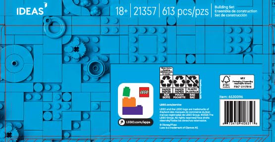 LEGO Ideas Disney Pixar Luxo Jr. Lamp Building Set - 613-Piece Collectible Model for Adults 11