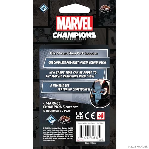 Asmodee Marvel Champions The Card Game - Winter Soldier Hero Pack 2