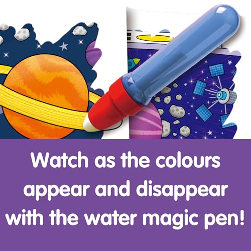 Galt Water Magic Space - Reusable Water-Reveal Colouring Book for Kids 8