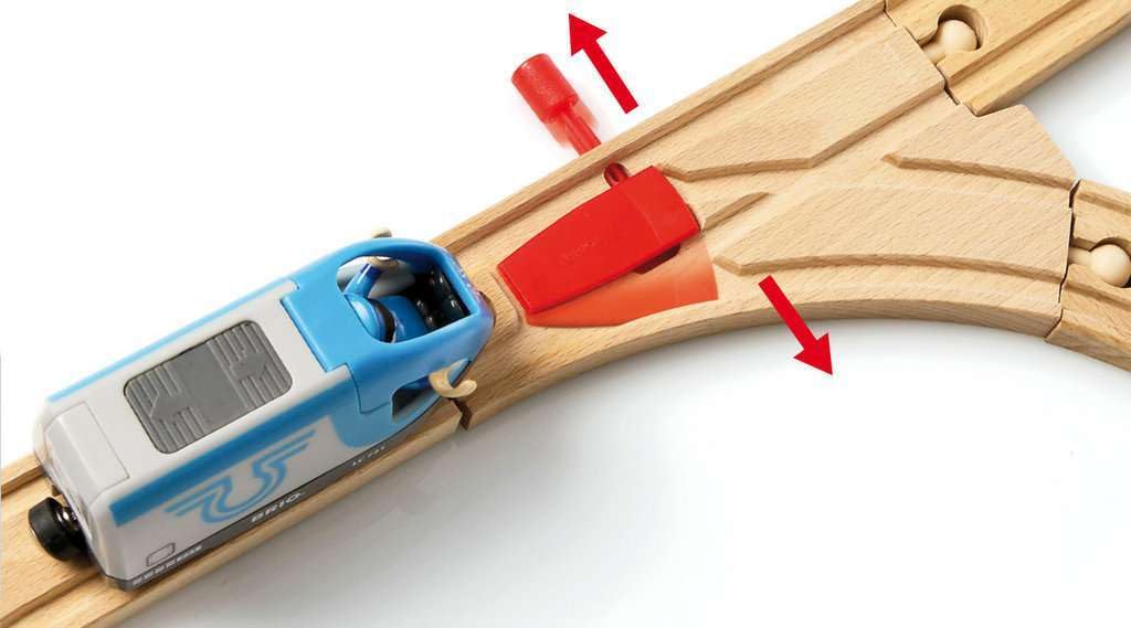 BRIO World Railway Travel Switching Set - Battery Powered Train | Ages 3+ | 19 Track Pieces 7