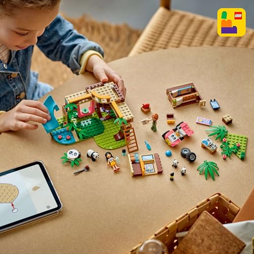 LEGO Friends Panda Sanctuary Animal Care Playset with Tree House, Quad Bike, 2 Mini Dolls & 3 Panda Figures - 243 Pieces 11
