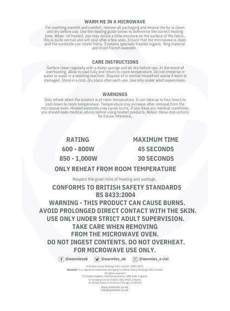 Warmies - Junior 9" Brown Sloth Plushie 9