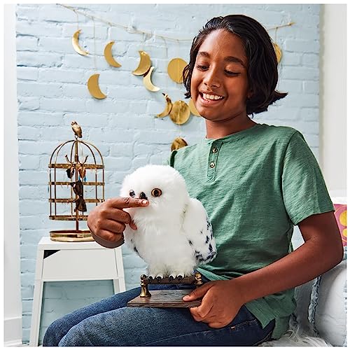 Enchanting Hedwig Interactive Harry Potter Owl - 9-inch Plush with Sounds & Movements 11