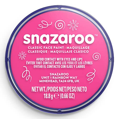 Snazaroo - Leuchtend rosa Gesichts- und Körperfarbe (18 ml) 13