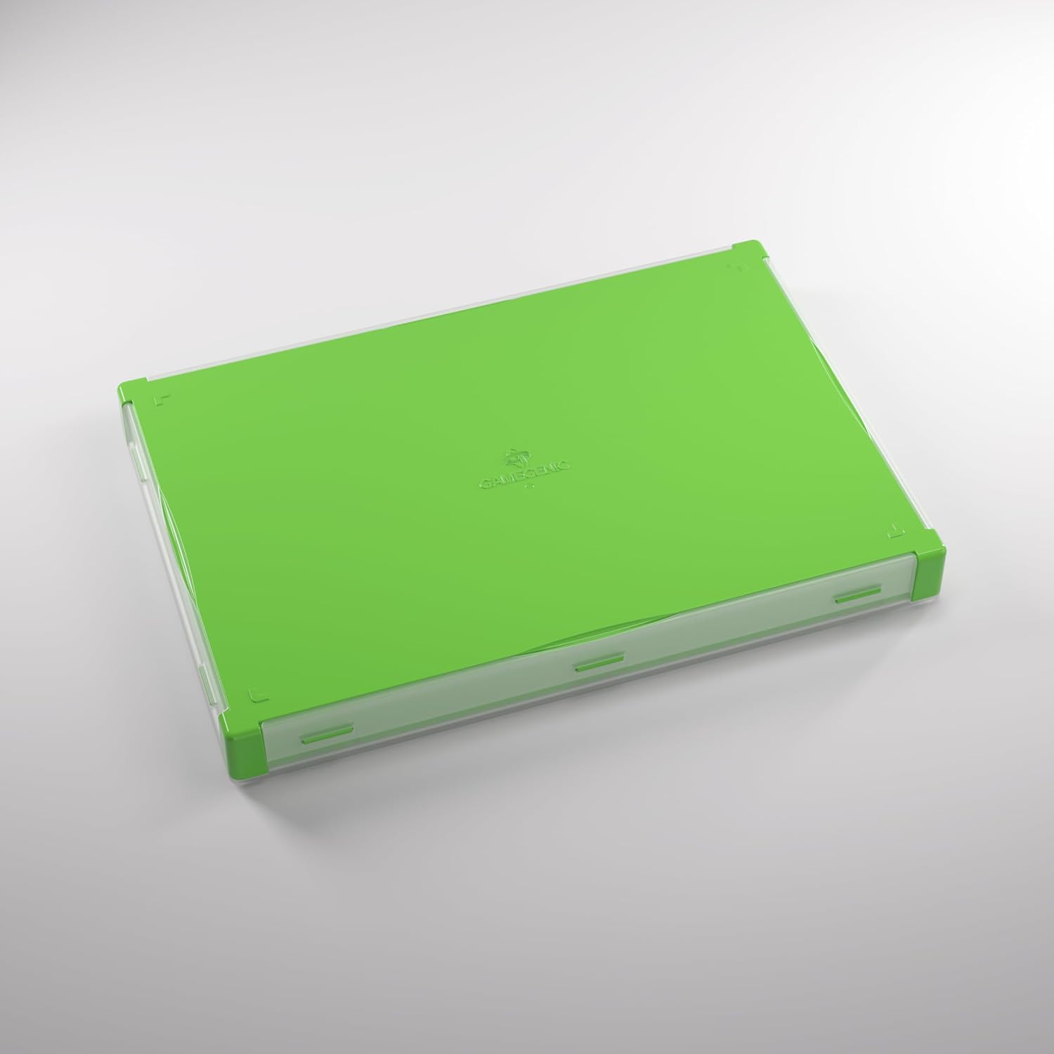 Gamegenic Token Silo XL Green/Lime – 15-Compartment Board Game Organizer with Removable Trays