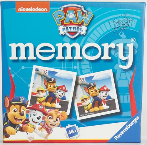 Ravensburger Paw Patrol Mini Memory Game - Matching Card Game for Kids 8