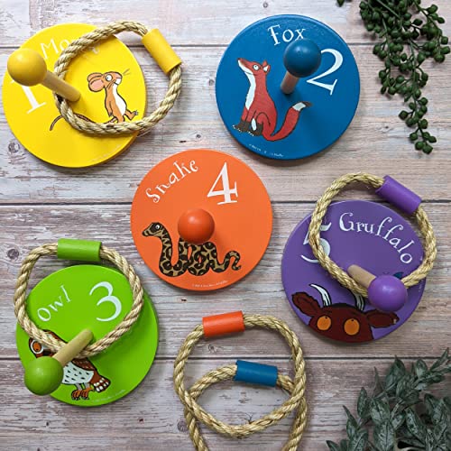 Gruffalo Wooden Ring Toss Set - Outdoor Family Game for Kids 3+ 6