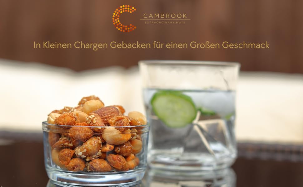 C Cambrook Schwarze Trüffel &amp; Meersalz Gebackene gemischte Nüsse mit Mandeln, Cashewnüssen, Macadamianüssen und Pekannüssen 7
