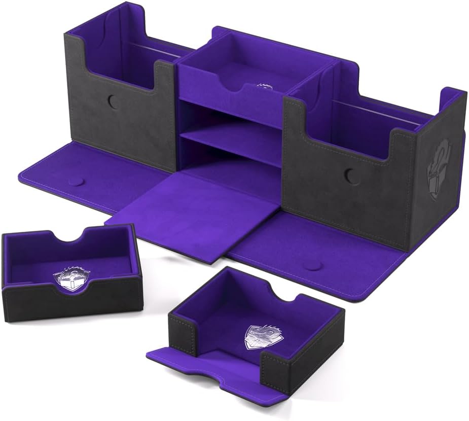 Gamegenic The Academic 266+ XL Deck Box Black/Purple 4