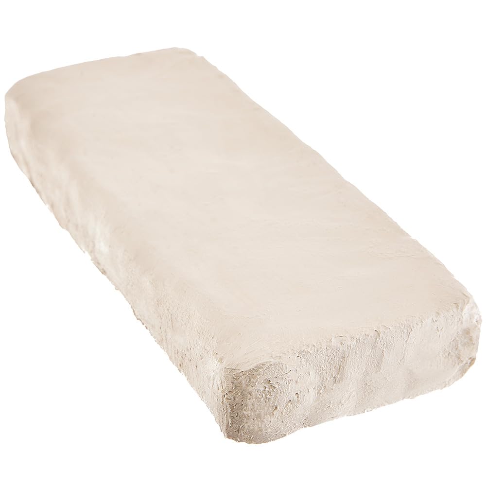 Baker Ross White Air Drying Clay - 1kg Pack | Soft Modelling Material | Paintable Finish