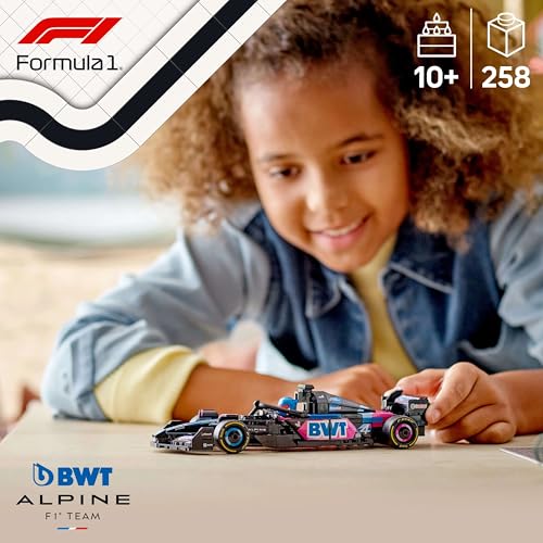 LEGO Speed ​​Champions BWT Alpine F1 Team A524 Rennwagen-Spielzeug – Bauset für 10+ mit Minifigur 9