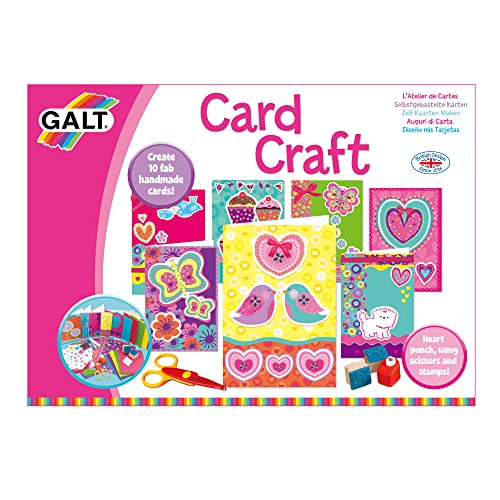 Galt Toys Card Craft Kit - Create 10 Handmade Cards with Stamps, Stickers & Glitter, Ages 8+ 4