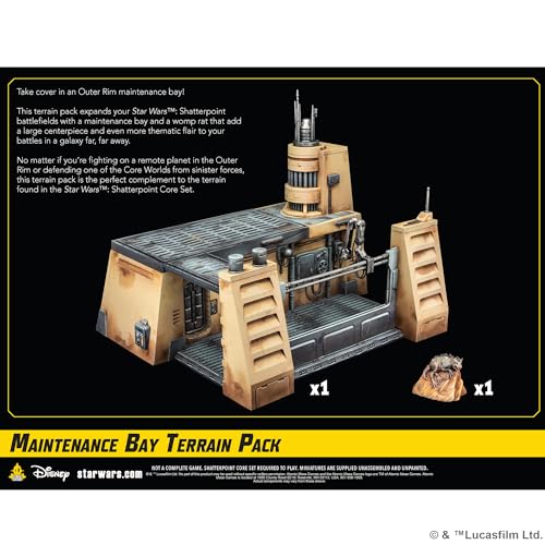 Atomic Mass Games Star Wars Shatterpoint Maintenance Bay Terrain Pack 5