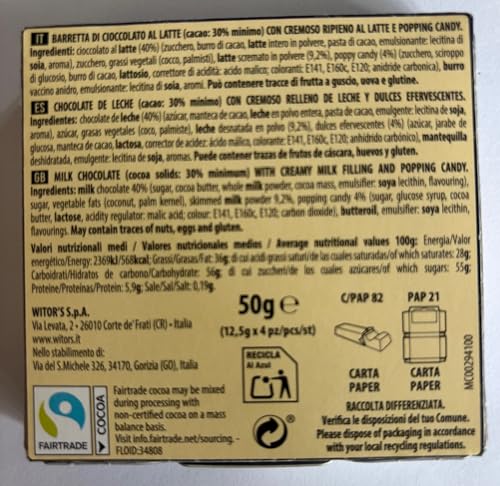 Witors Harry Potter 4 x Mini Popping Candy Chocolate Bars 50g 3