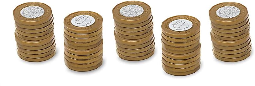 Learning Resources New Design £1 Coin Set - Educational Play Money for Ages 3+