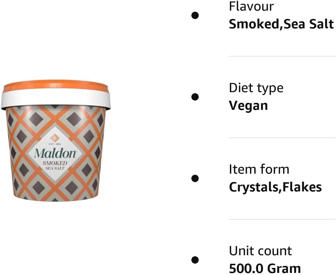 Maldon - Geräuchertes Meersalz, Becher 500 g 4