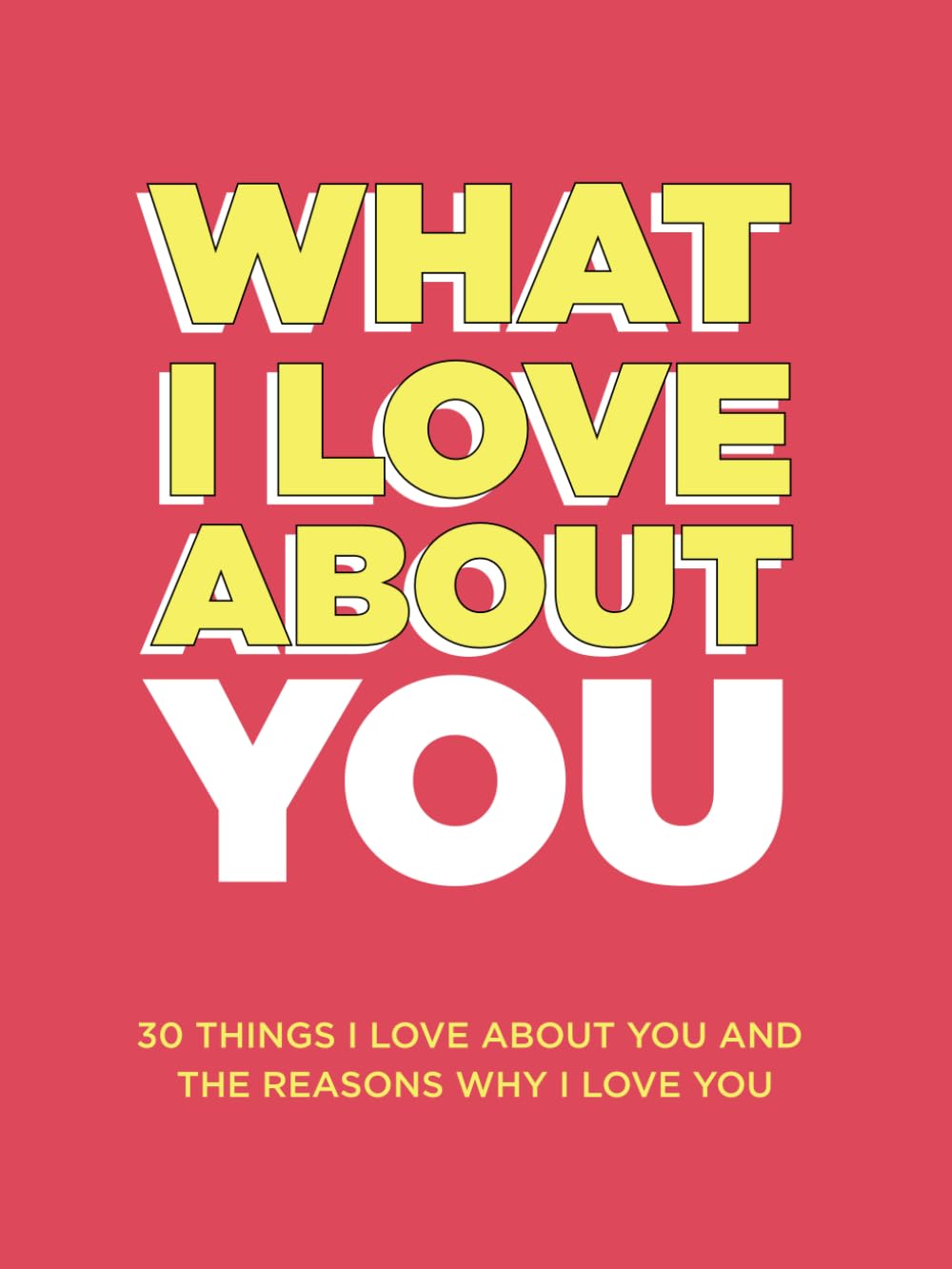 Questions About Me What I Love About You Book | 30 Prompts | Paperback