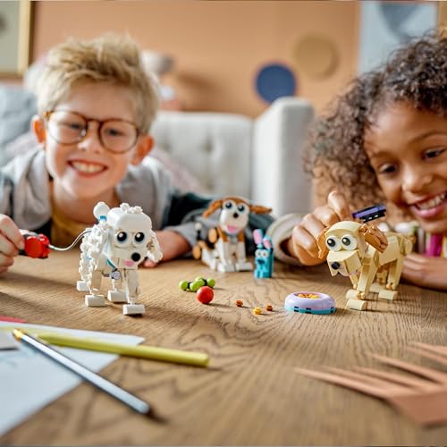 LEGO Creator 3-in-1-Bauset „Entzückende Hunde“ – 7 Rassenfiguren für Kinder ab 7 Jahren 10
