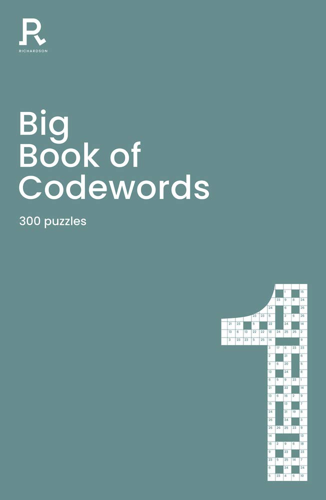 Richardson Publishing Group Big Book of Codewords Book 1 - 300 Puzzles for Adults | Paperback