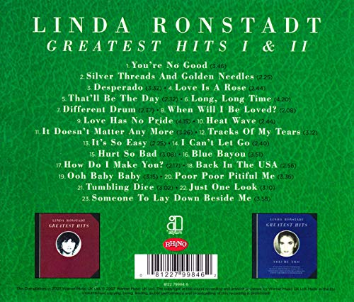 Linda Ronstadt - Greatest Hits I & II [CD]