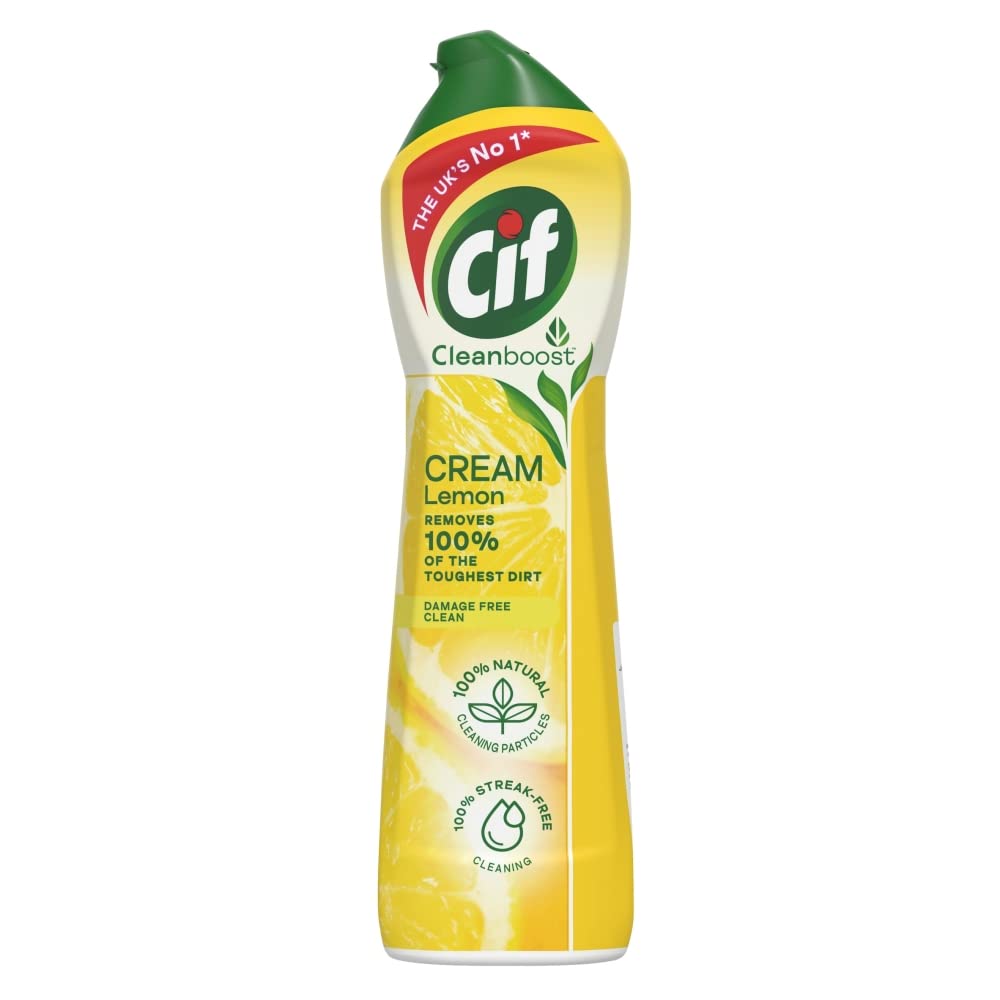 Cif - Cream Lemon with Microparticles All-Purpose Cleaner, 500ml