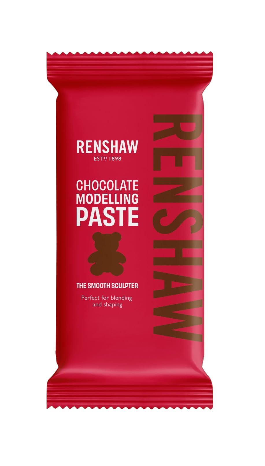 Renshaw Chocolate Modelling Paste - Sets Firm, Holds Shape | 250 g