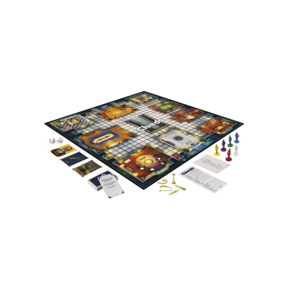 Hasbro Gaming Cluedo Family Board Game for 2-6 Players, Ages 8+ 4